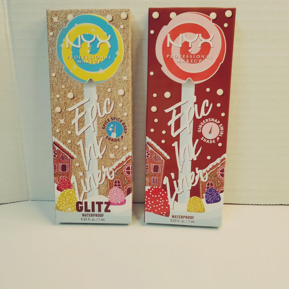 NYX Spice Baby Shade And Gingersnap Swirl Eyeliner Packaging Duo